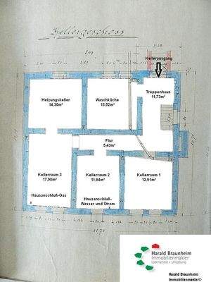 Grundriss Kellergeschoß