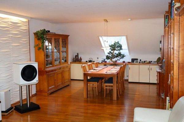 Wohnzimmer Blickrichtung Esstisch