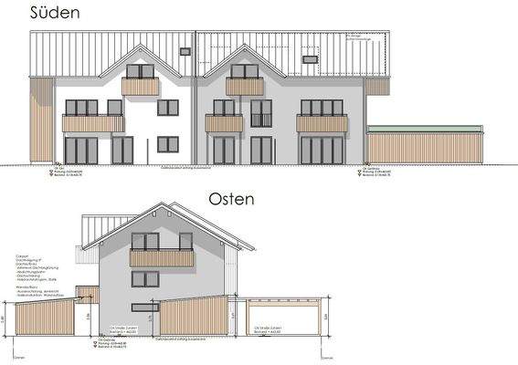 Ansicht Süd und Ost