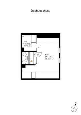Grundriss Dachgeschoss