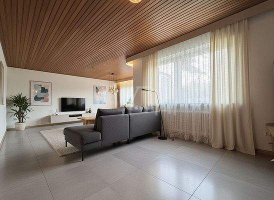 Wohnzimmer Beispiel KI-Staging