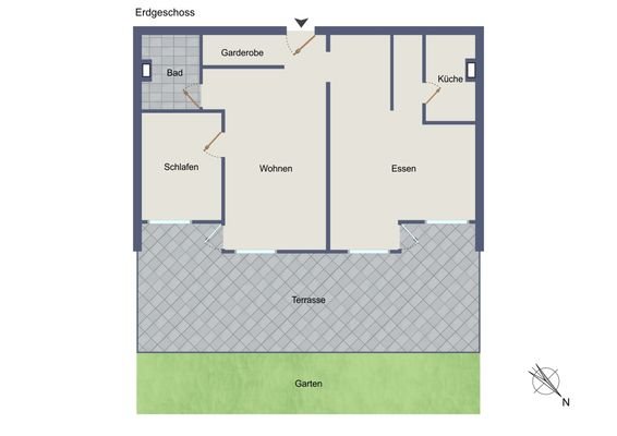 Grundriss-Illustration
