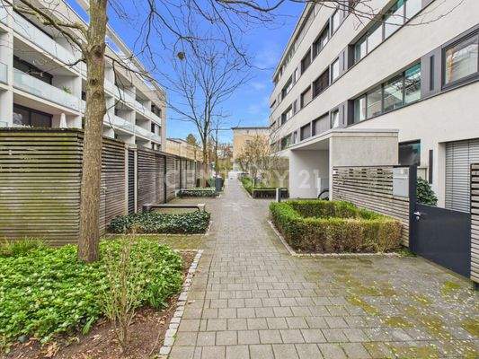 Gepflegte Grünanlagen