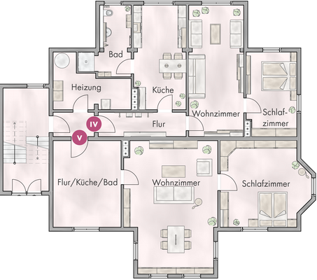 Grundriss Erdgeschoss 