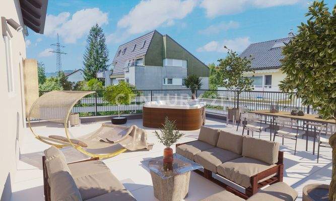 OG Dachterrasse Visualisierung