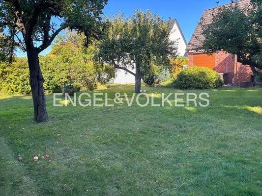 Ansicht vom Gartenende