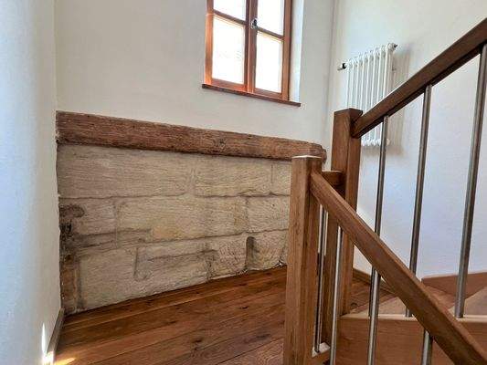 Ansprechender Treppenaufgang