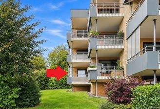 Blick auf die Wohnung mit Südwestloggia