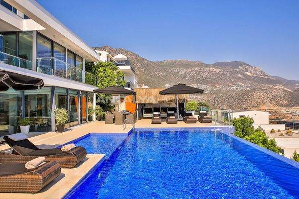 Sea and Mountain-View Villa with Private Pool in Kalkan Kaş