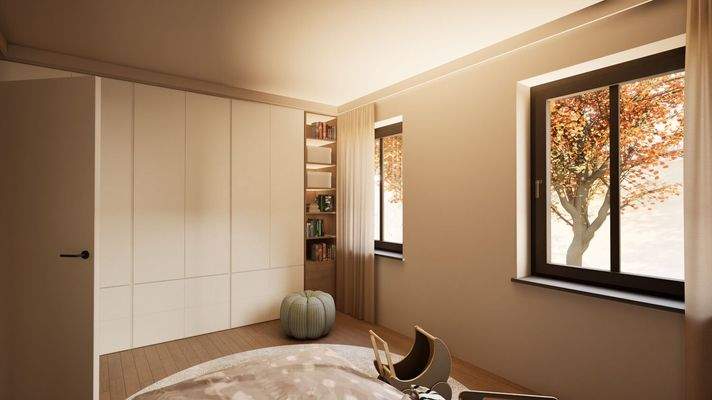 helles Zimmer im 2. OG