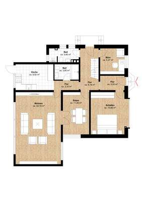 Grundriss Erdgeschoss