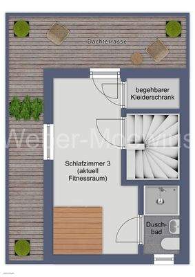 3452 Grundriss Staffelgeschoss