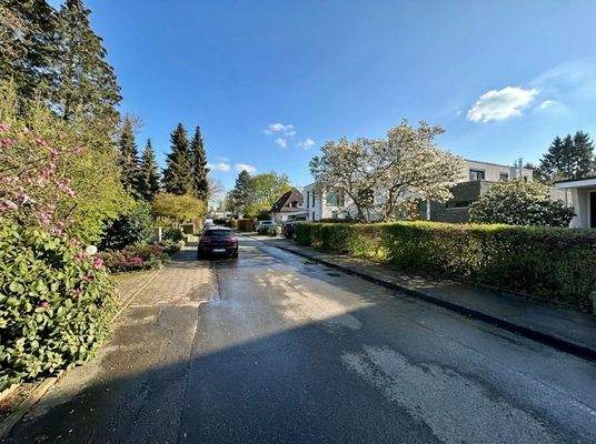 Strassenimpression  im Frühling KI