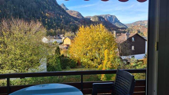 Bergblick vom Balkon