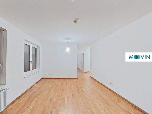 Ansicht III: Wohn- und Esszimmer