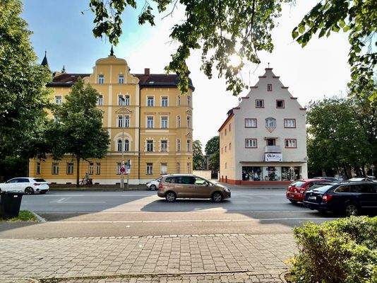 Straßenszene in Ingolstadt