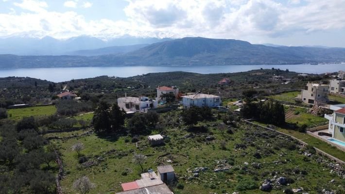 Kreta, Sternes: Grundstück mit außergewöhnlicher Aussicht zu verkaufen