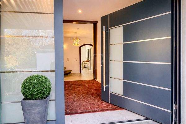 Moderne Eingangstür