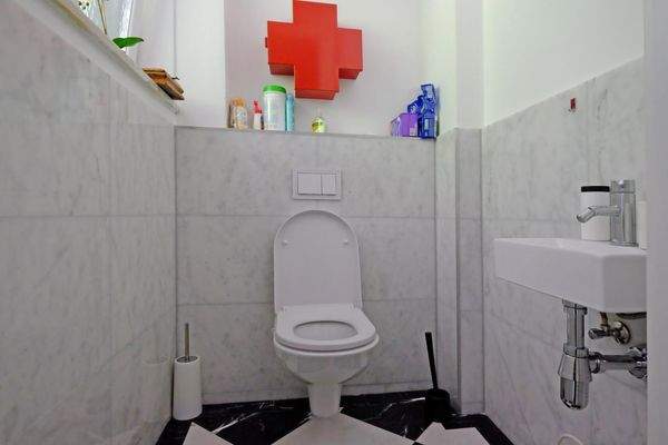 WC auf der Erdgeschossebene