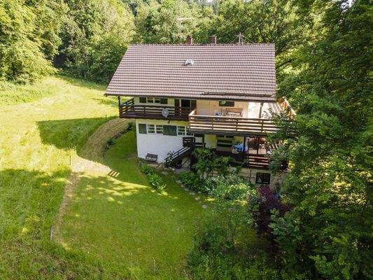 Ansicht der Südseite von oben