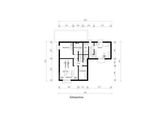 Grundriss Keller Einfamilienhaus