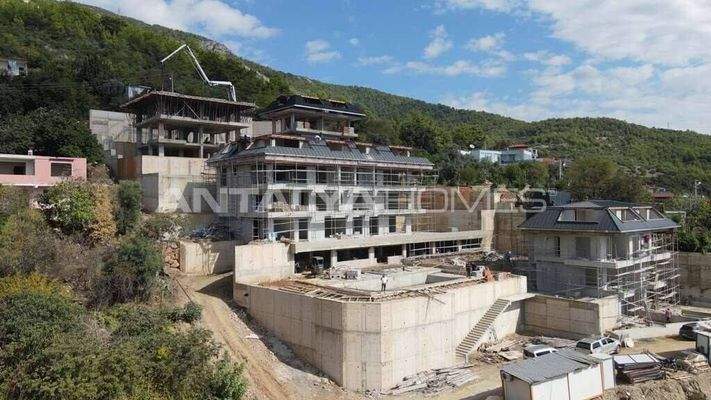 Sea View Properties Intertwined with Nature in Alanya