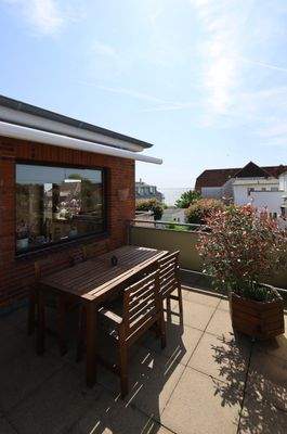 Dachterrasse mit Ostseeblick