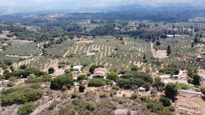 Kreta, Kaina: Grundstück mit herrlichem Bergblick zu verkaufen