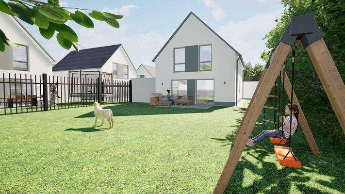 Perspektive Gartenseite