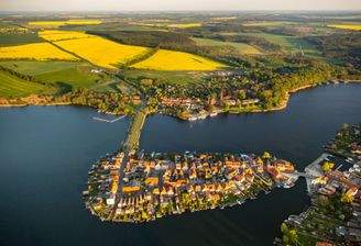 Malchow aus der Luft