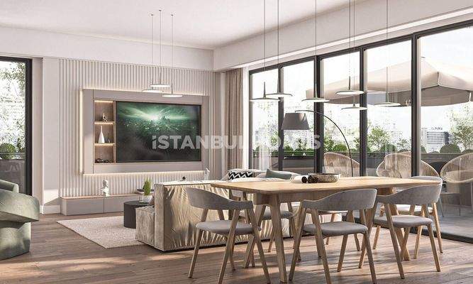 Flats 400 Meters from Metro in Kağıthane İstanbul