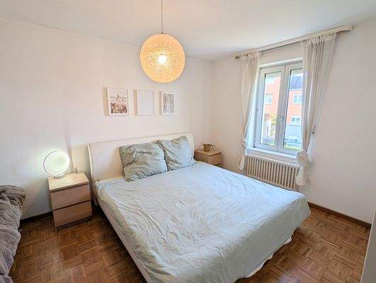 Schlafzimmer neben dem Bad