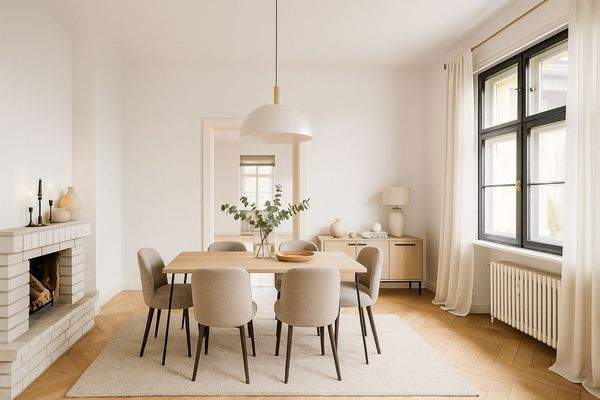 Visualisierung Kaminzimmer