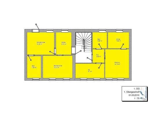 Grundriss Obergeschoß