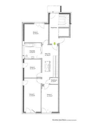 Grundriss obere Ebene