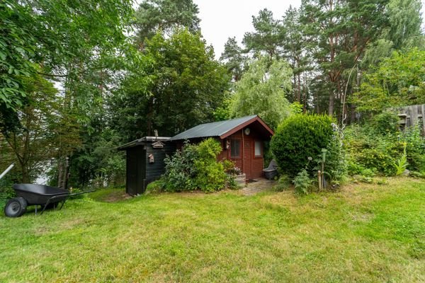 Isolierte Hütte