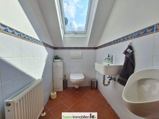 Toilette Dachgeschoss