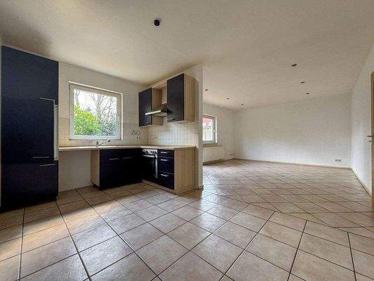 Wohn- und Kochbereich (Wohnung Nr. 3)