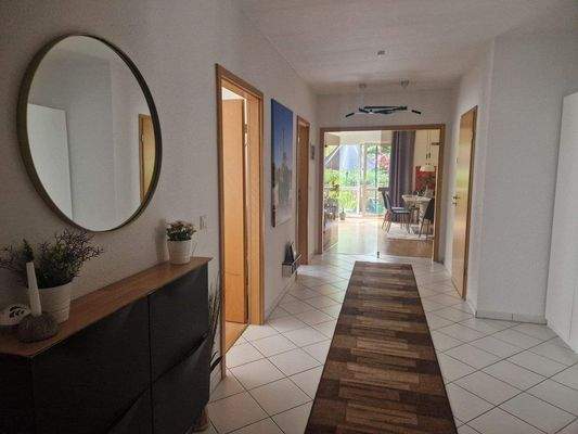 Flur-Glastür-Wohnen