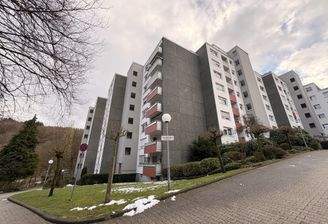 Seitliche Hausansicht