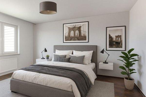 Schlafzimmer visualisiertes Beispiel