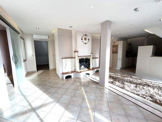 offen gestalteter Wohnbereich