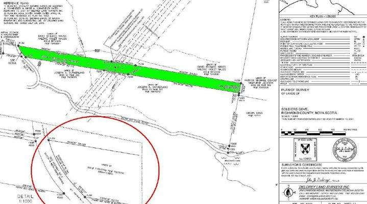 Cape Breton - Soldiers Cove - 13,6 Hektar-Areal mi