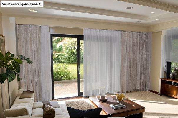 Wohnen als Einrichtungsbeispiel (von KI erstellt)