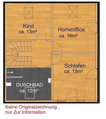 Grundriss Obergeschoss