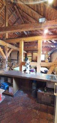 kleine Theke mit Durchlaufkühlung, Festscheune