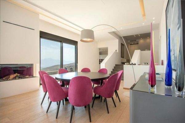 Kreta, Plaka Elounda: Wunderschöne Villa mit atemberaubendem Blick auf die Insel Spinalonga