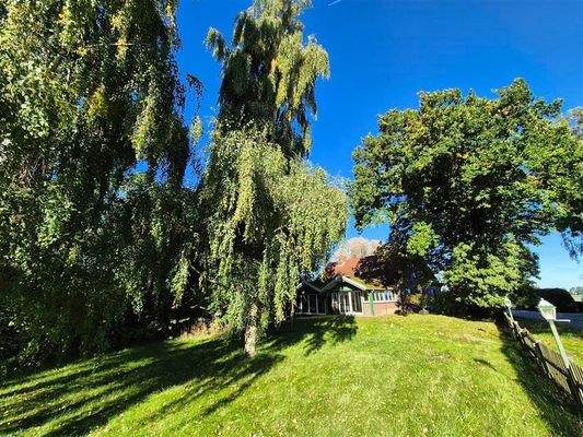 weitläufiger Garten