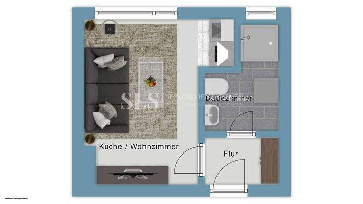 Grundriss-Skizze 1.OG