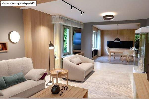 Homestaging Wohnzimmer Erdgeschoss